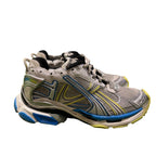 Balenciaga Blue/Lime Runner Sneakers