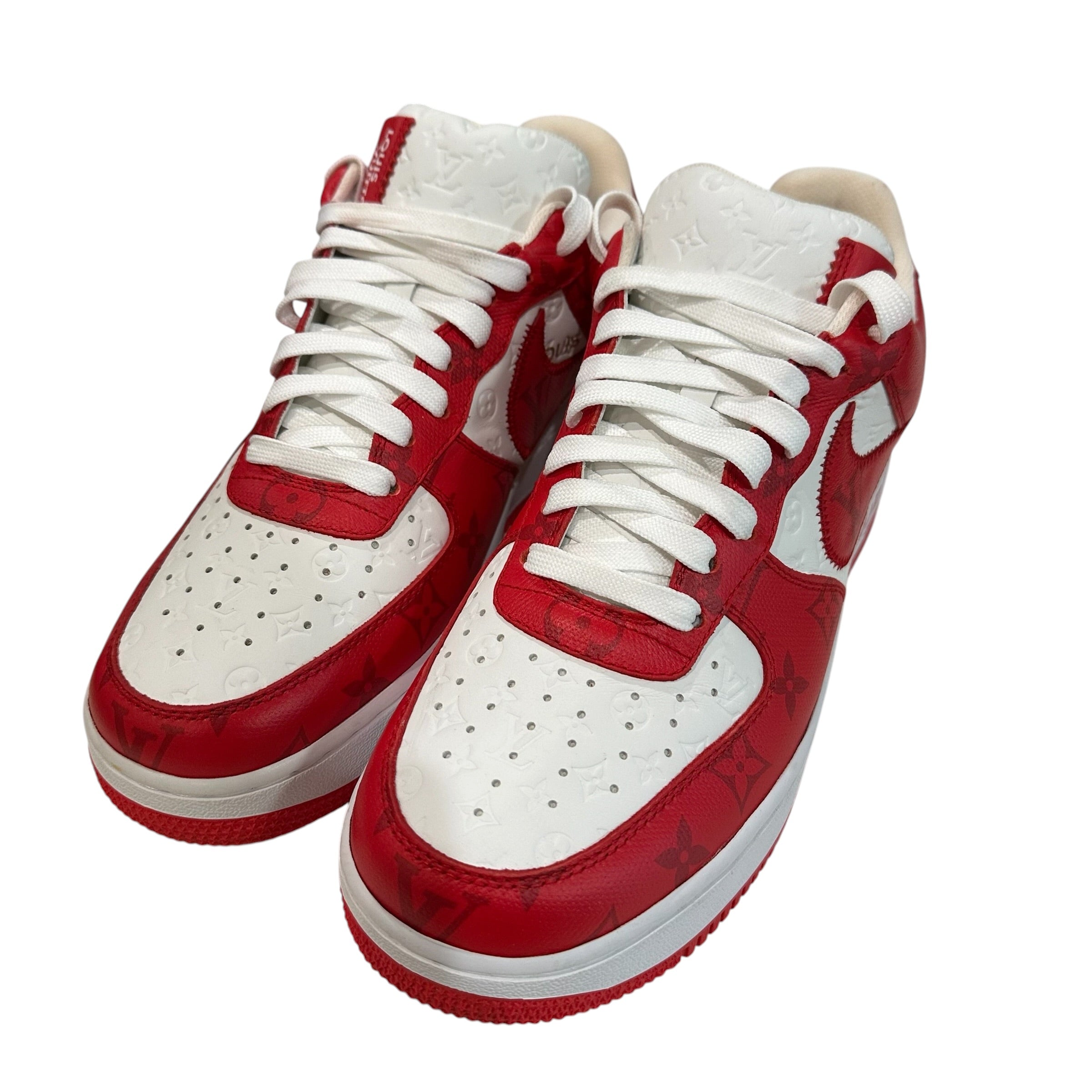 Nike Air Force 1 x Louis Vuitton Red (No Box or Accessories)