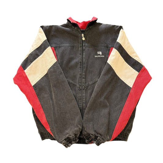 Balenciaga Denim Track Jacket
