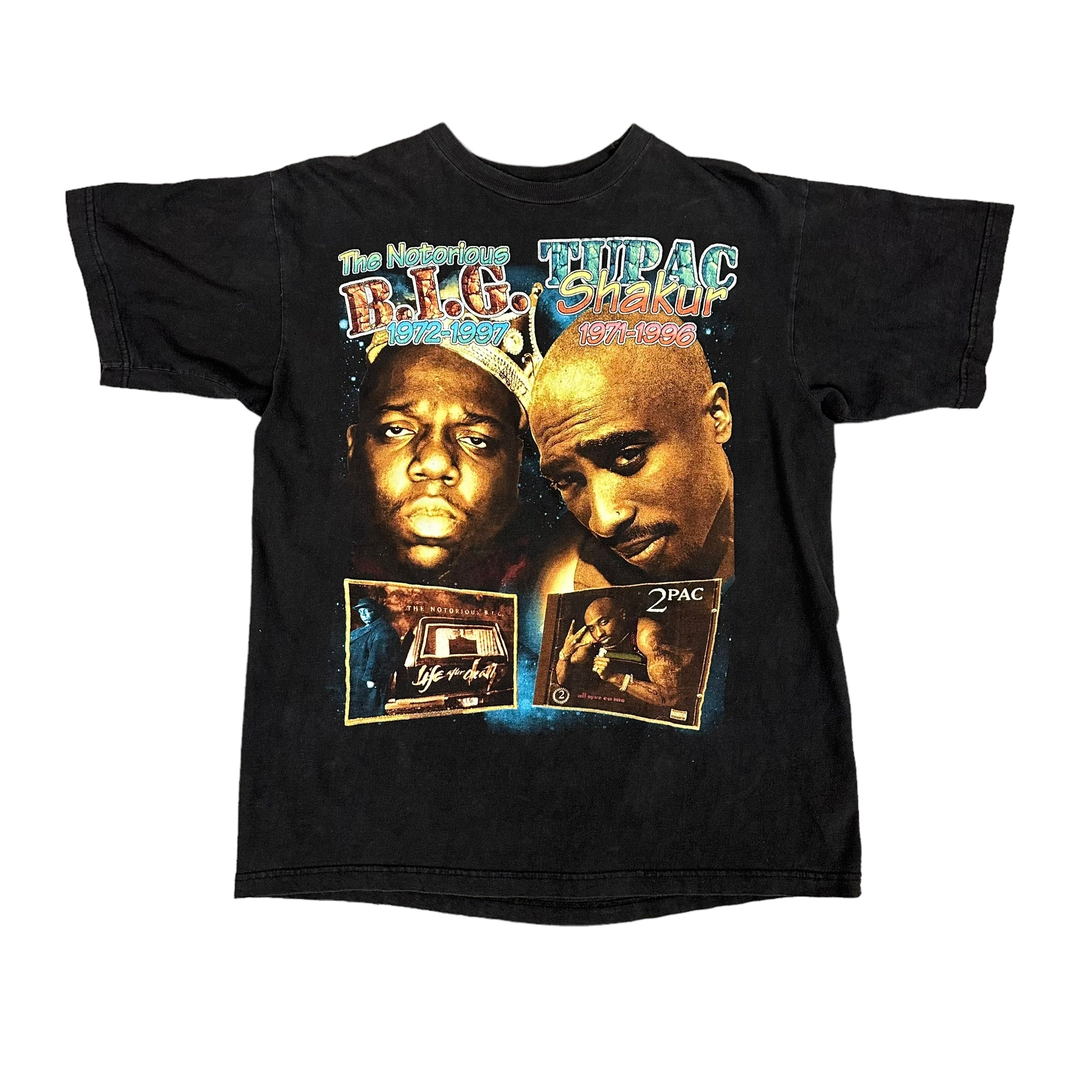 90s Biggie x Tupac Memorial Shirt