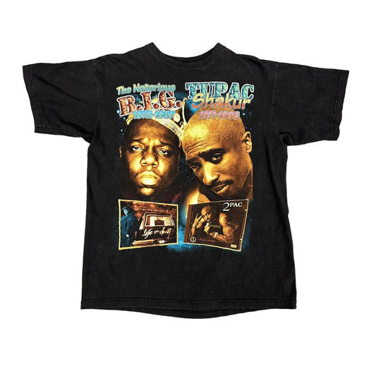 90s Biggie x Tupac Memorial Shirt