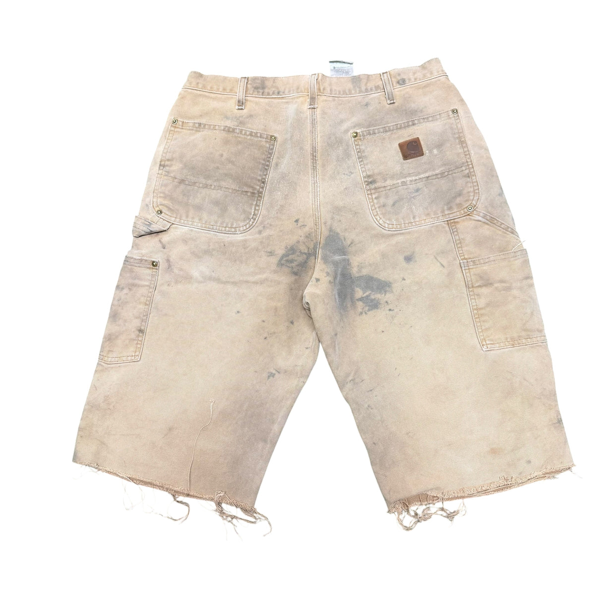 Vintage Tan Carhartt Double Knee Shorts (34)