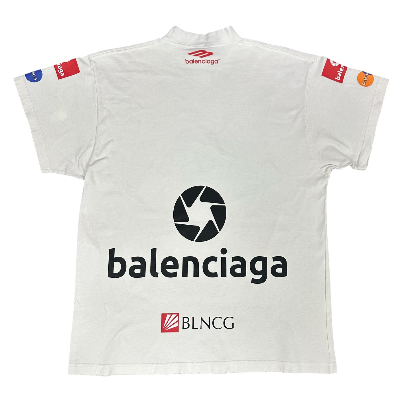 Balenciaga Top League White Tee