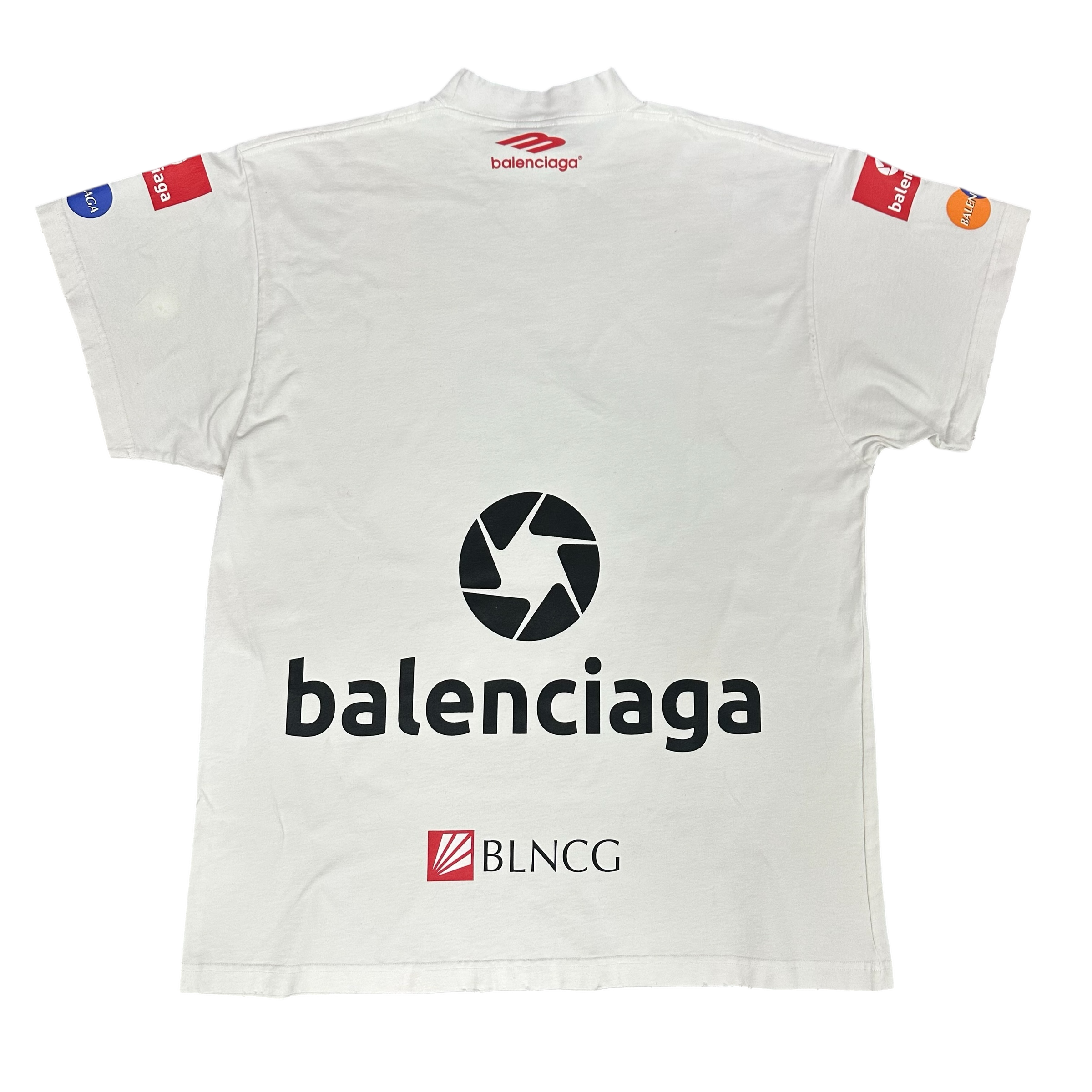 Balenciaga Top League White Tee