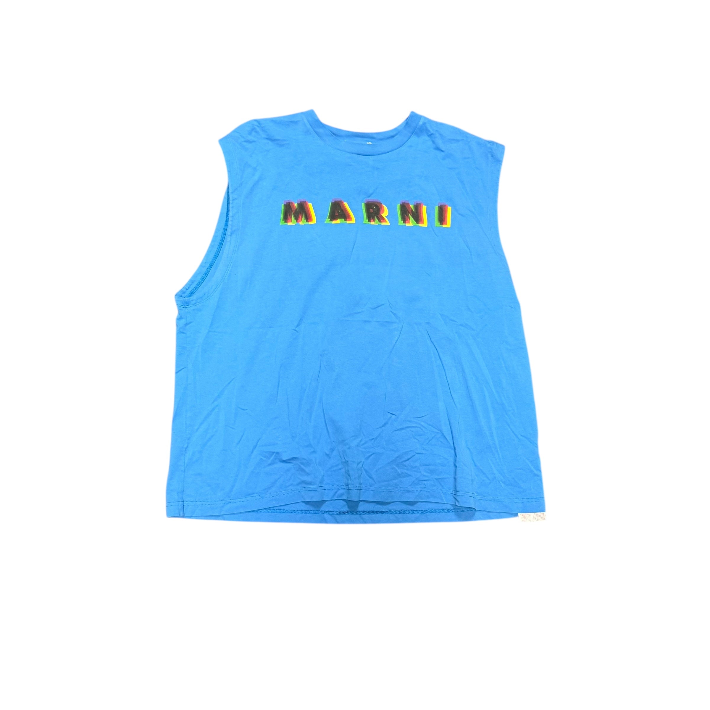 Marni sleeveless Tee Blue