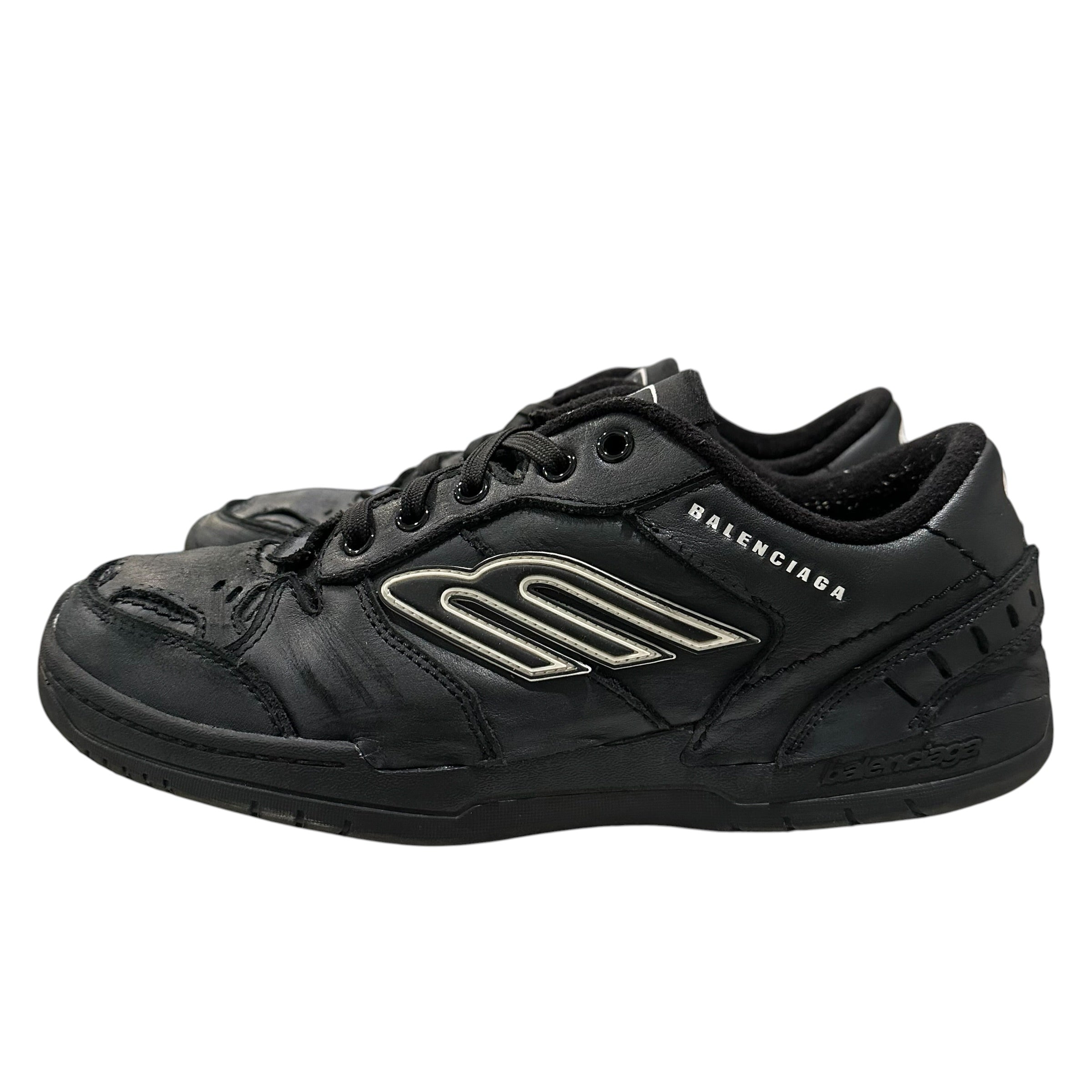 Balenciaga Blk/Wht Hampton Sneakers (No Box)