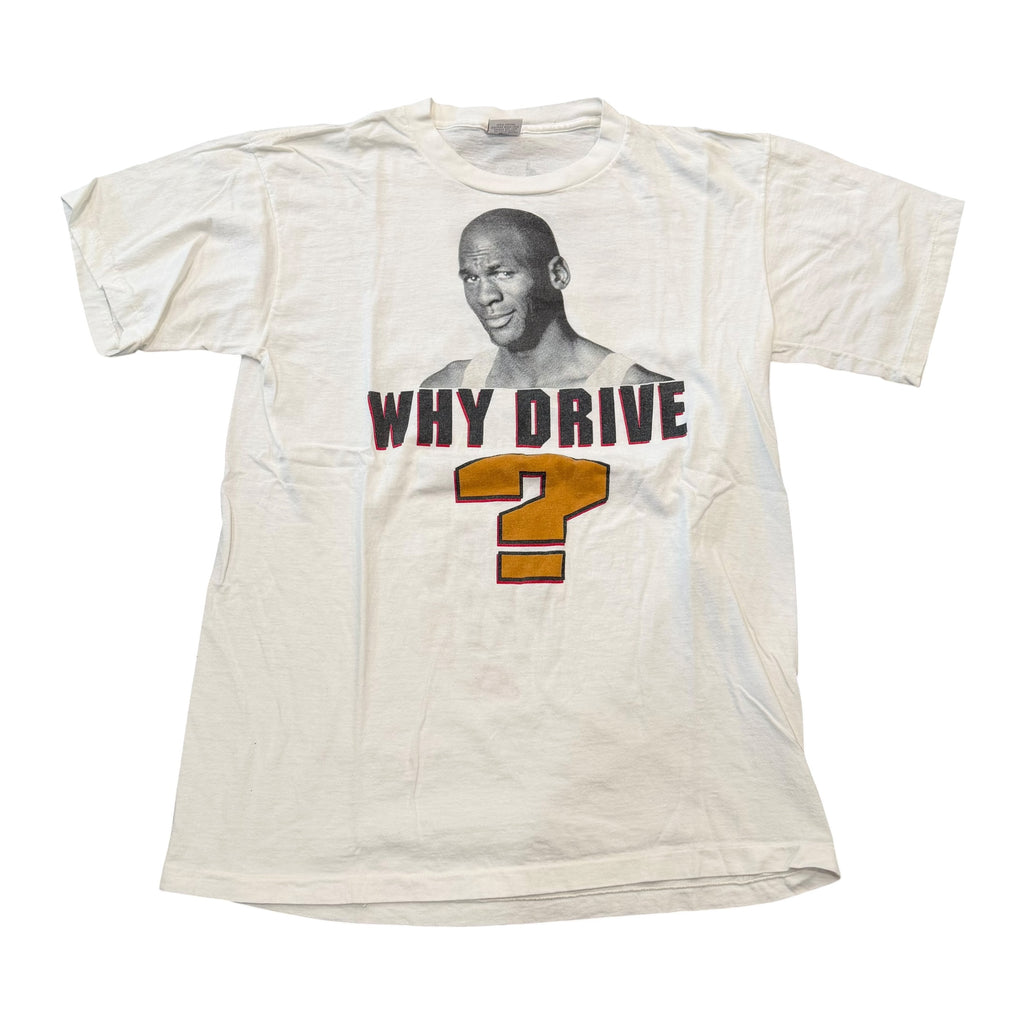 1990s vintage Nike Michael Jordan "Why Drive?" Tee