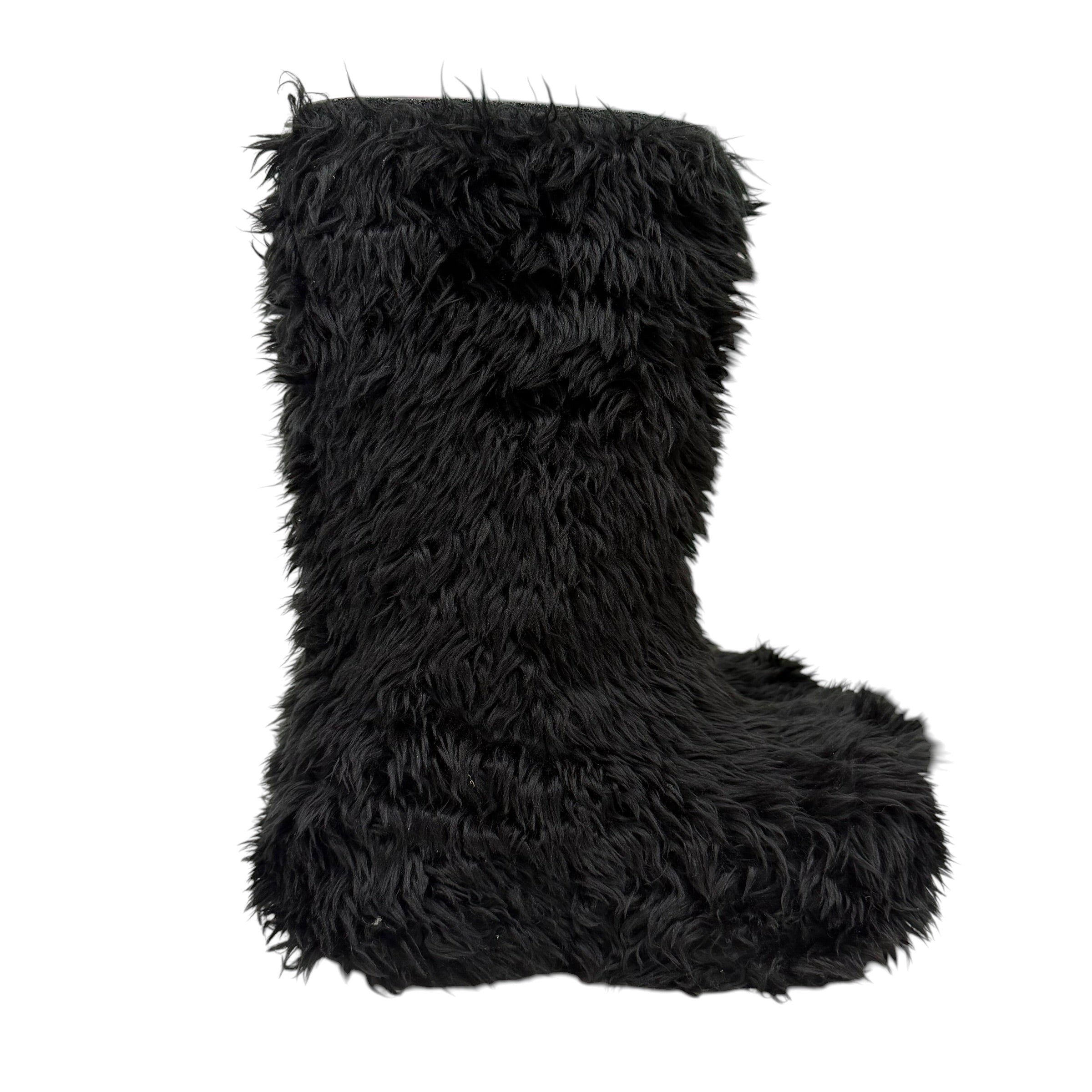 Balenciaga x Crocs Faux Fur Boots “Black” (No Box)