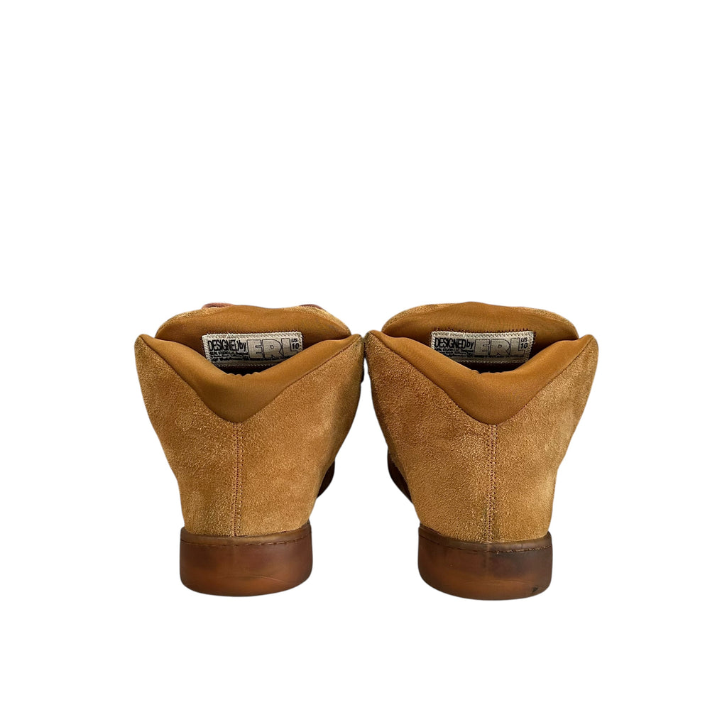 ERL Vamp High-Top Sneakers Suede Brown