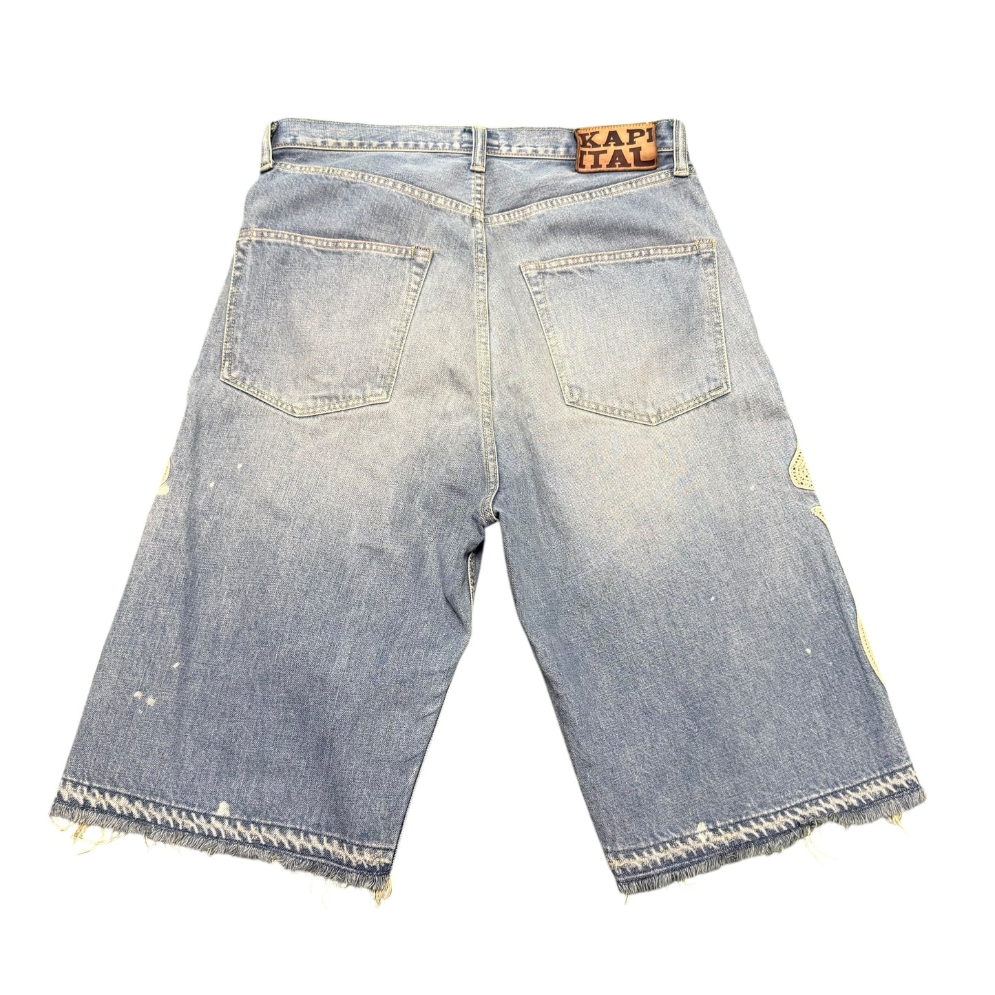 Kapital Denim Bone Shorts