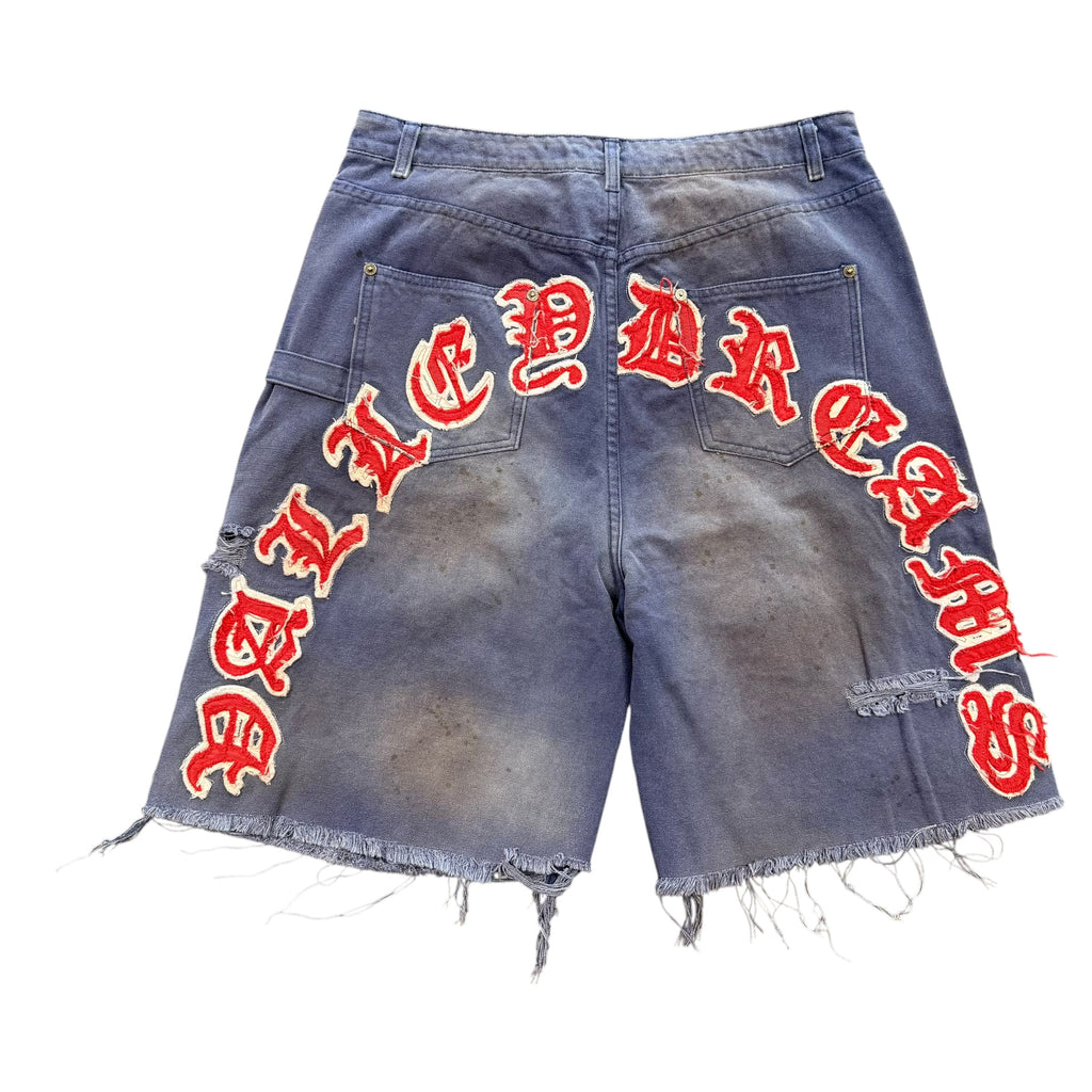 NEW Vale Lives “Workshop” Blue Denim Shorts
