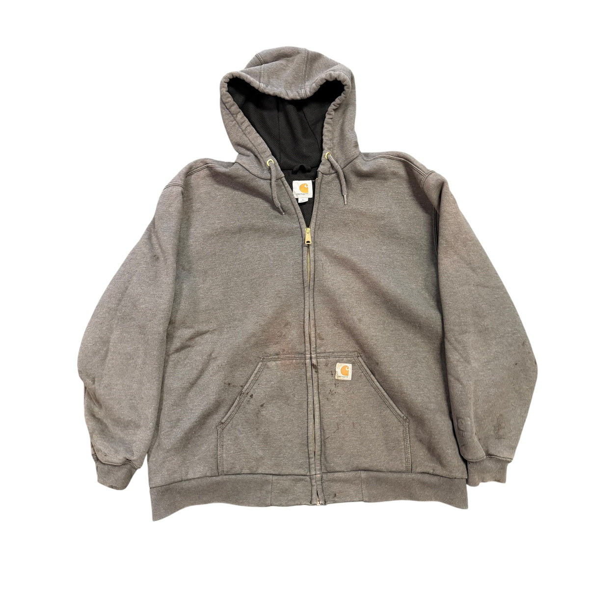 Gray Zip Up Carhartt Hoodie