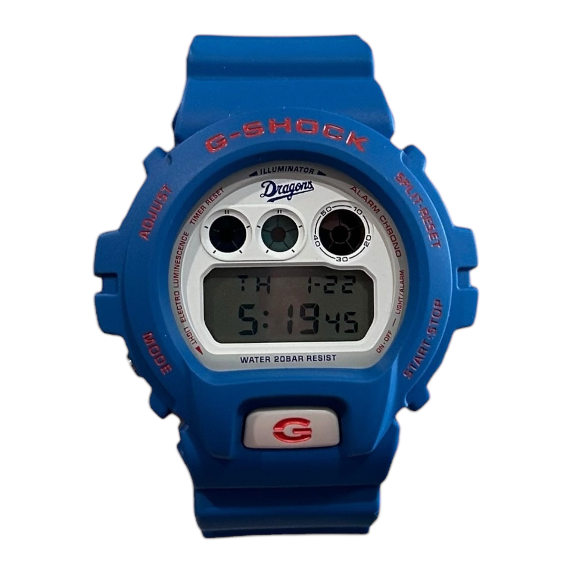G-Shock Blue/White/Red Watch
