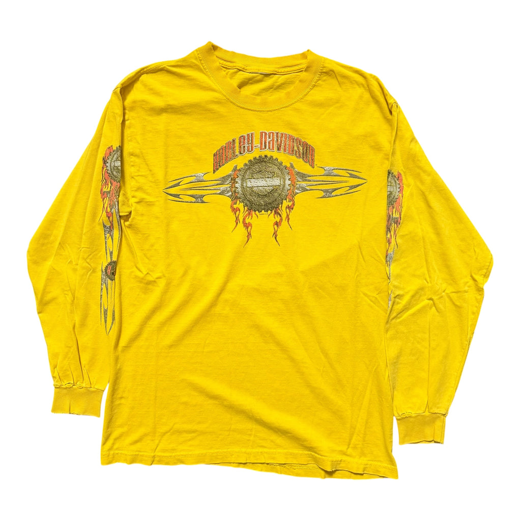 Vintage Yellow Harley Longsleeve Shirt