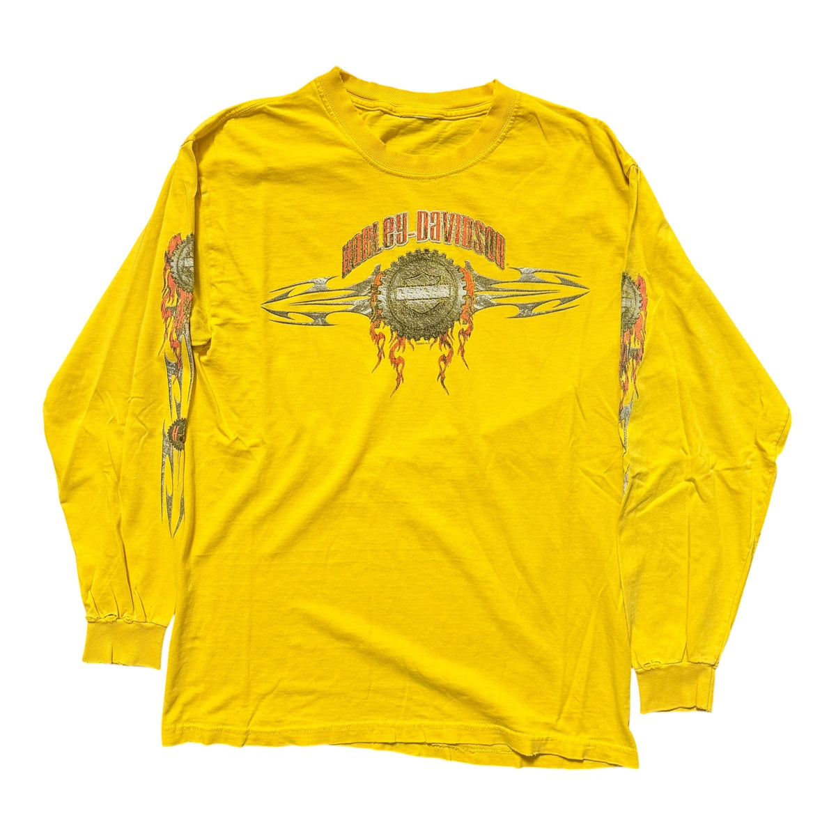 Vintage Yellow Harley Longsleeve Shirt