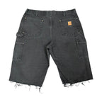 Black Carhartt Double Knee Shorts