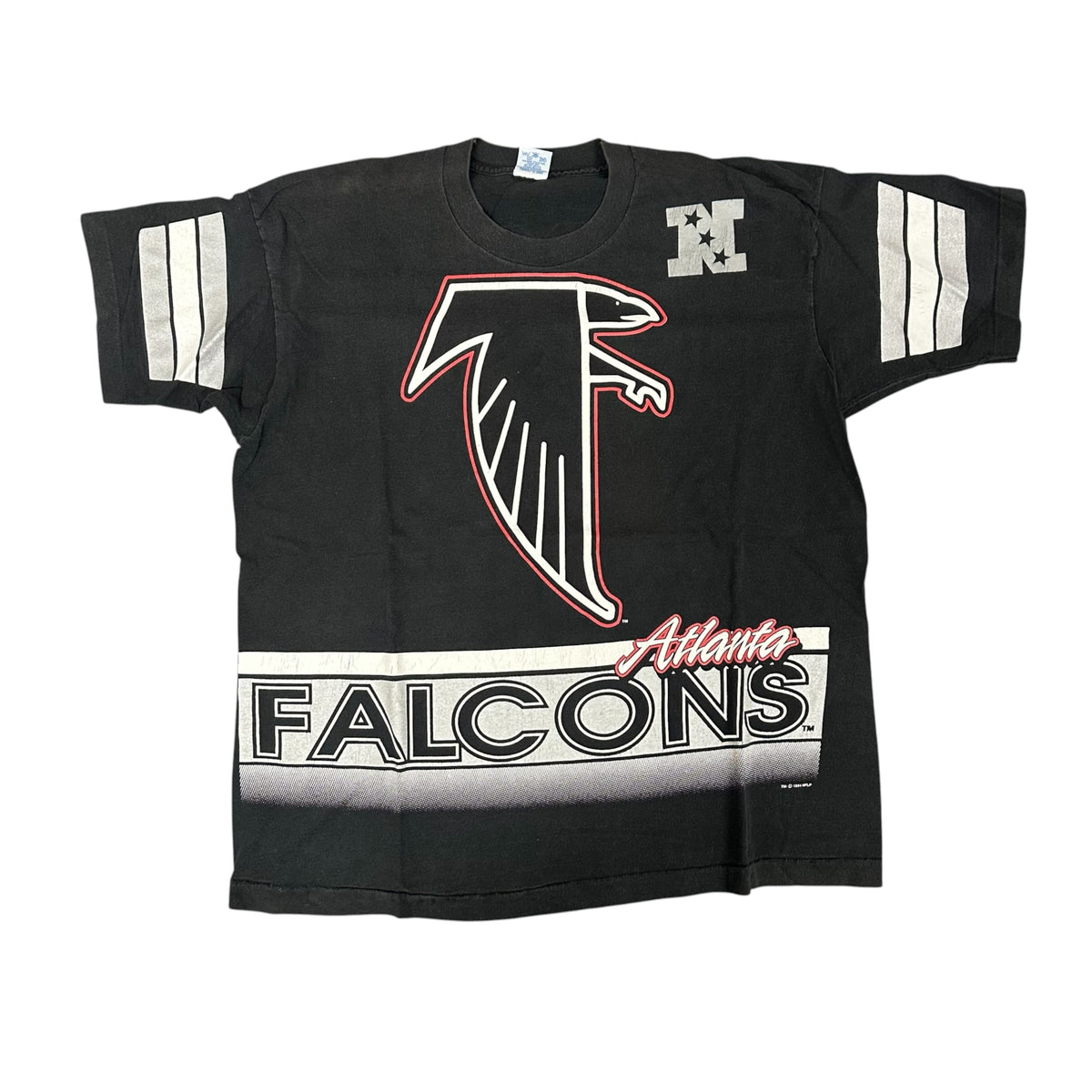 Vintage Black Faded Falcons Shirt