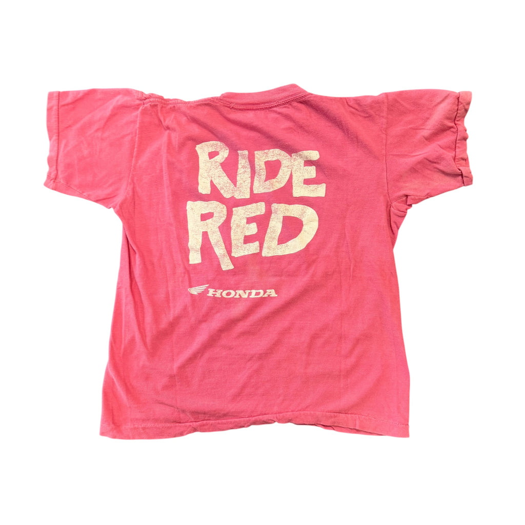 Vintage Faded Red 70s Honda Shirt