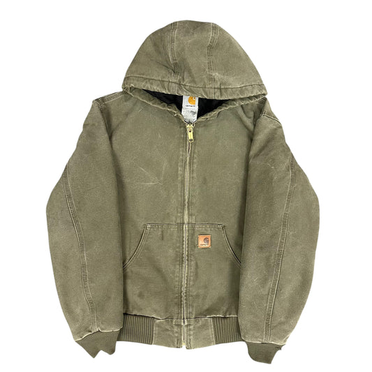 Vintage Carhartt Green Hooded Jacket