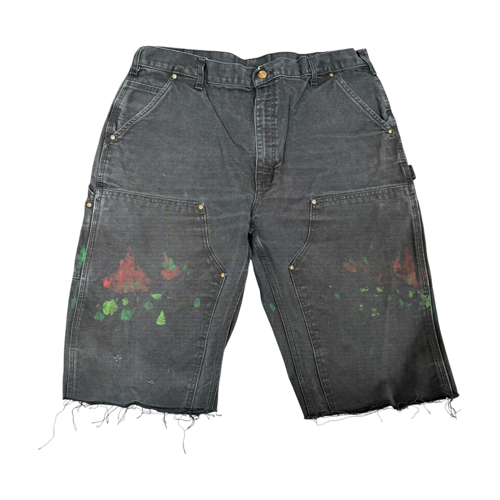 Black Carhartt Double Knee Shorts