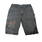 Black Carhartt Double Knee Shorts