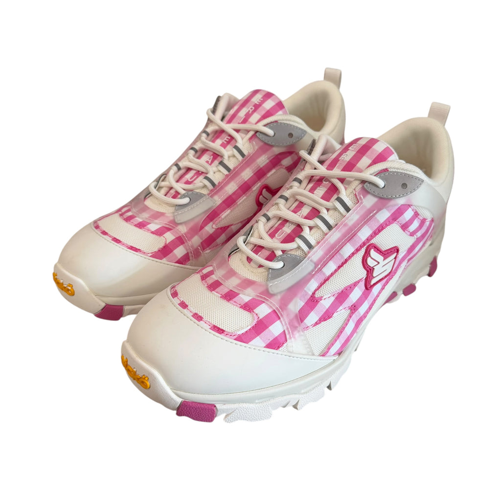 New EE x Sicko Hiking Sneaker “White/Pink”