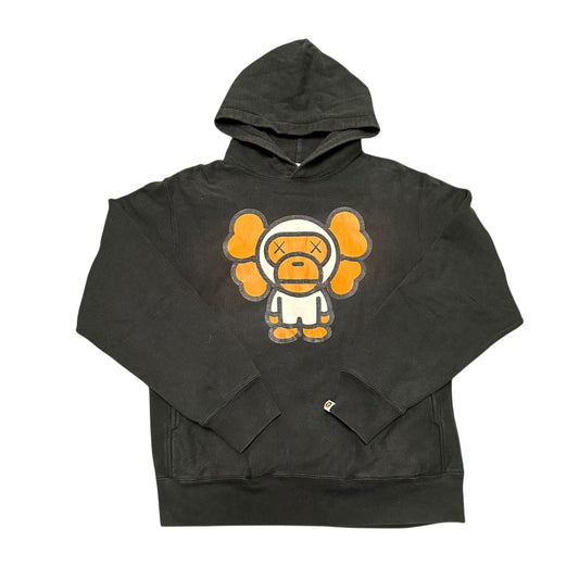 Bape X Kaws Baby Milo White/Orange Hoodie