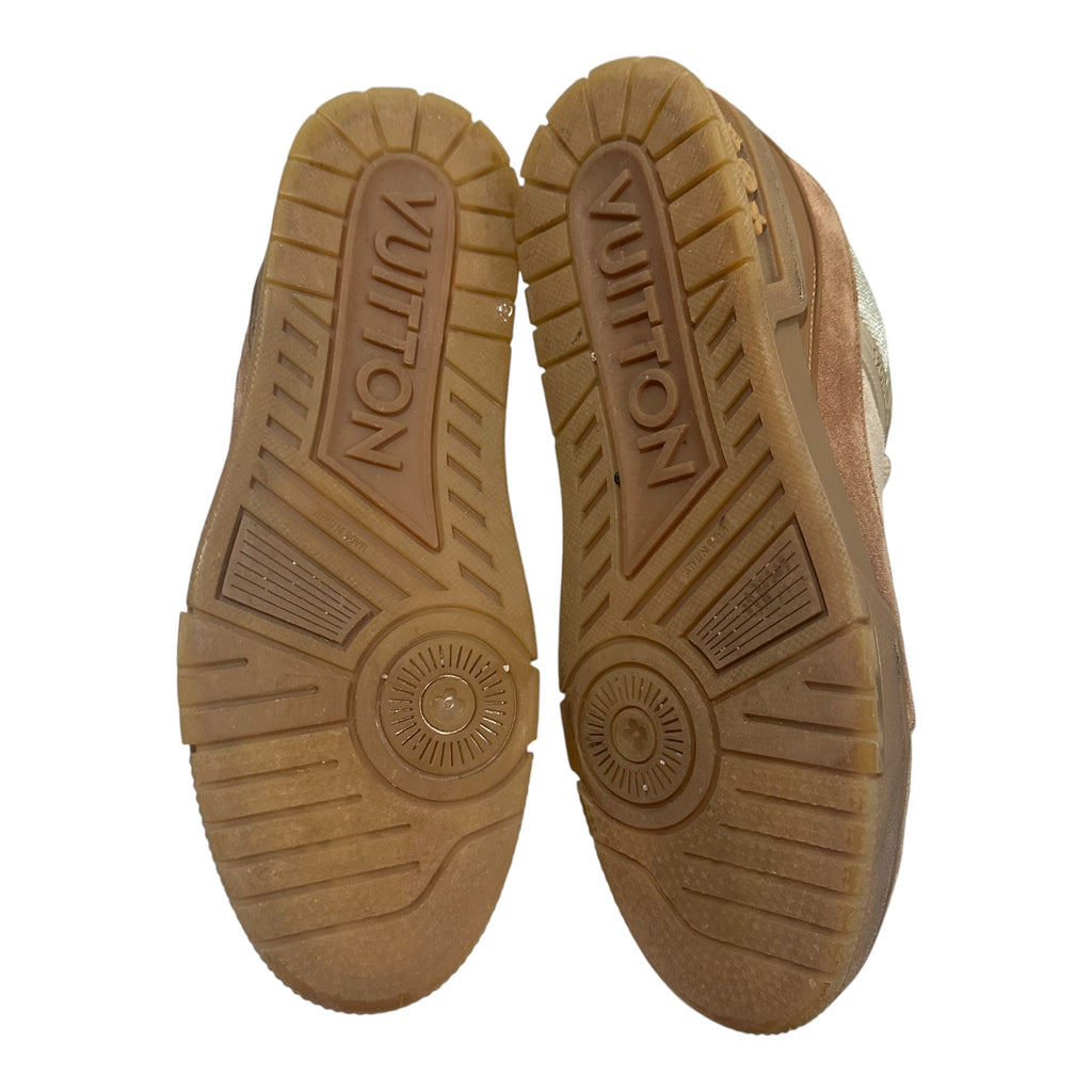 Louis Vuitton Brown Suede Trainer Low(No Box)