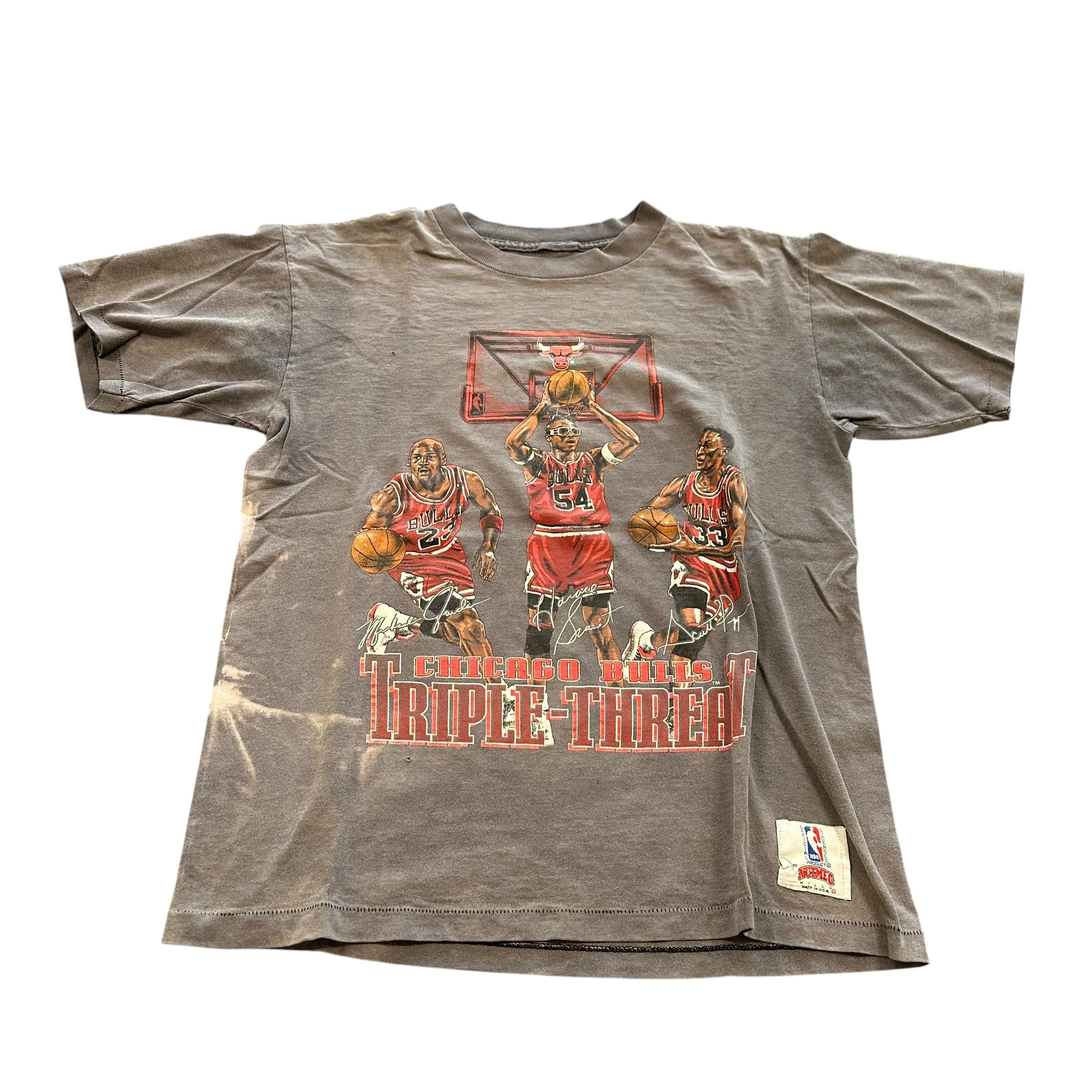 Chicago Bulls Triple-Threat Tシャツ Vintage 