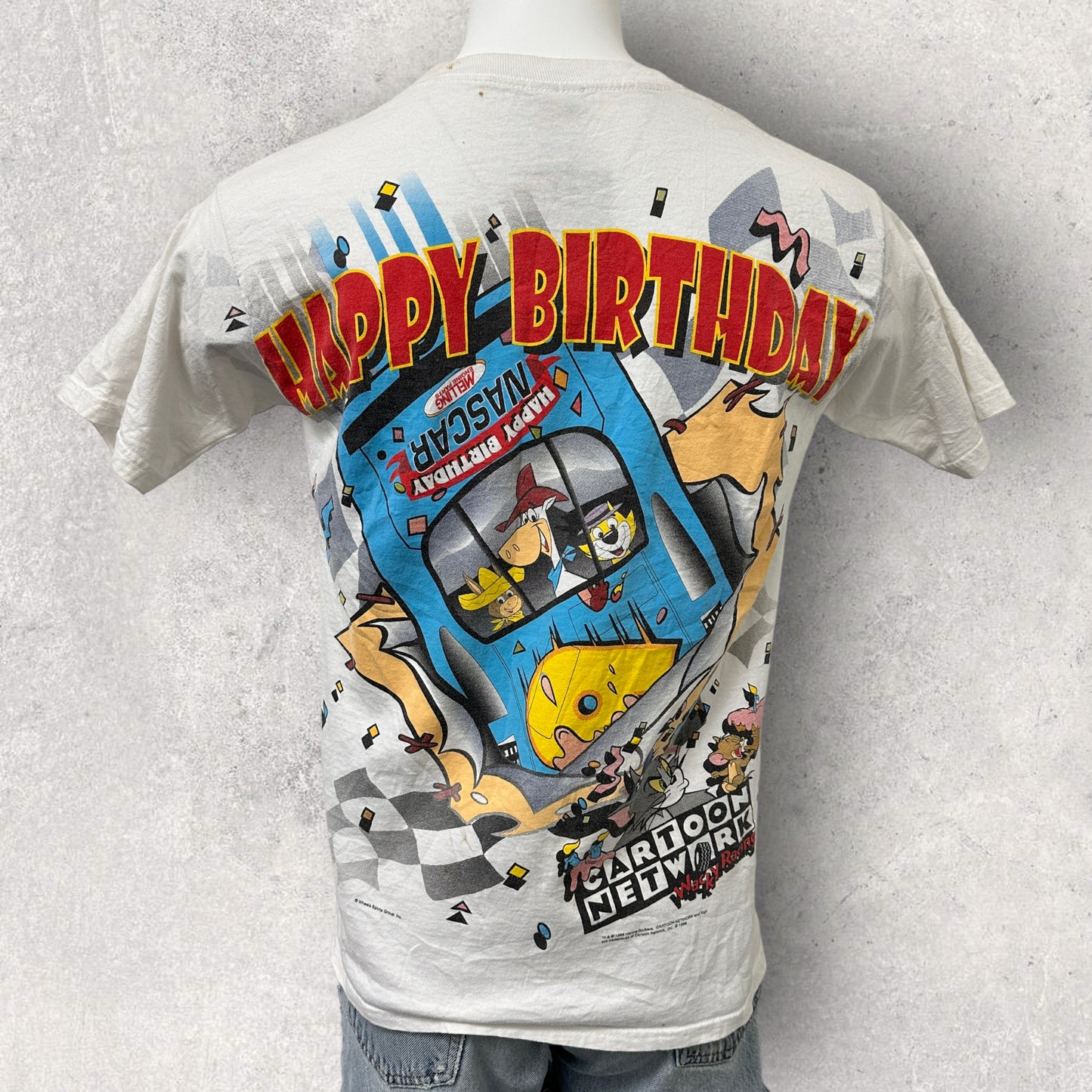 Vintage 1998 Happy Bday Nascar Tee