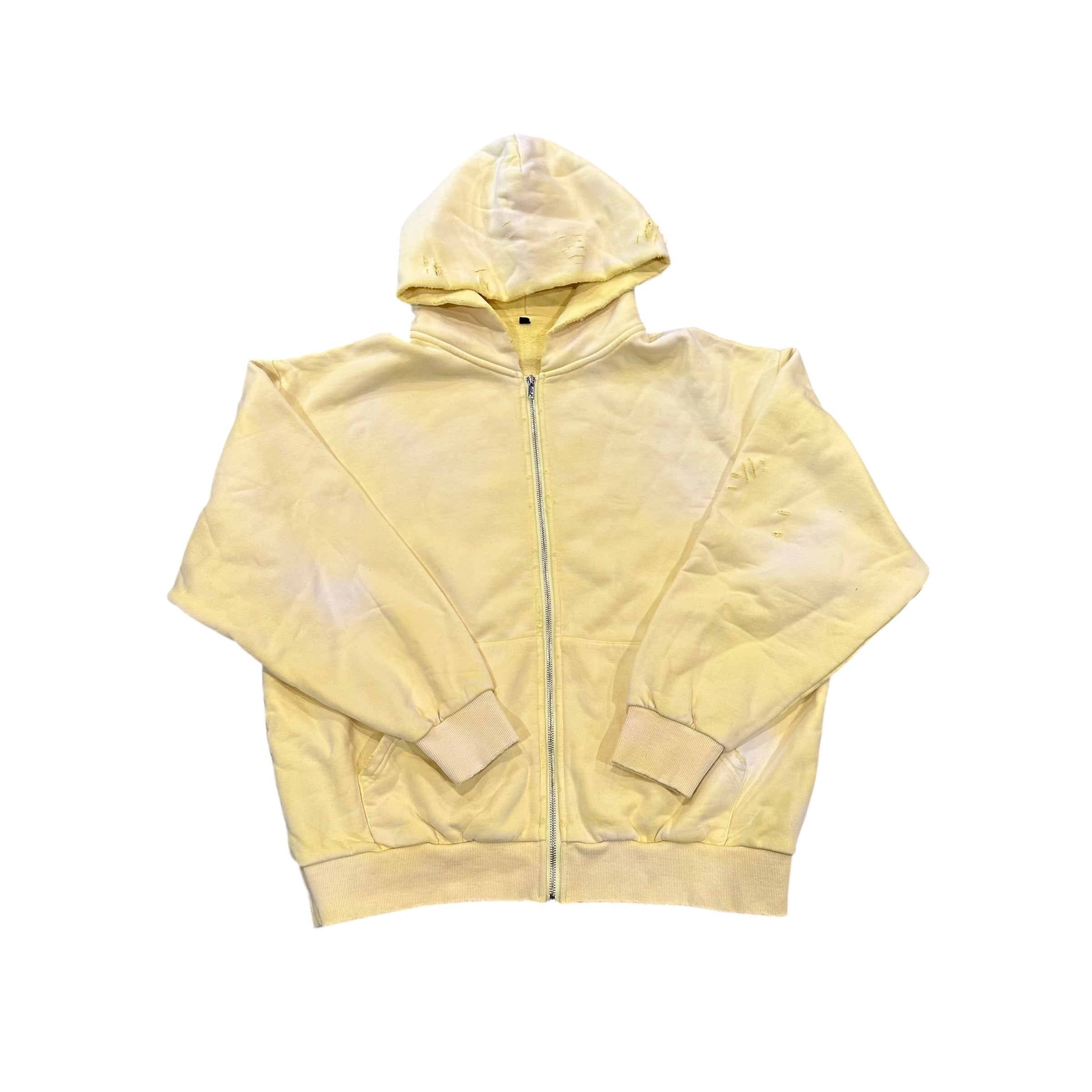 Sample Distressed Blank Yellow