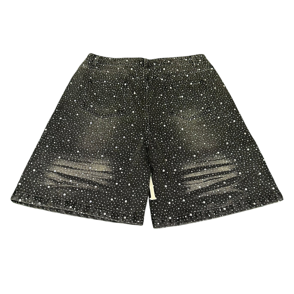 Brand New Vale Forever Black Rain Storm Jorts