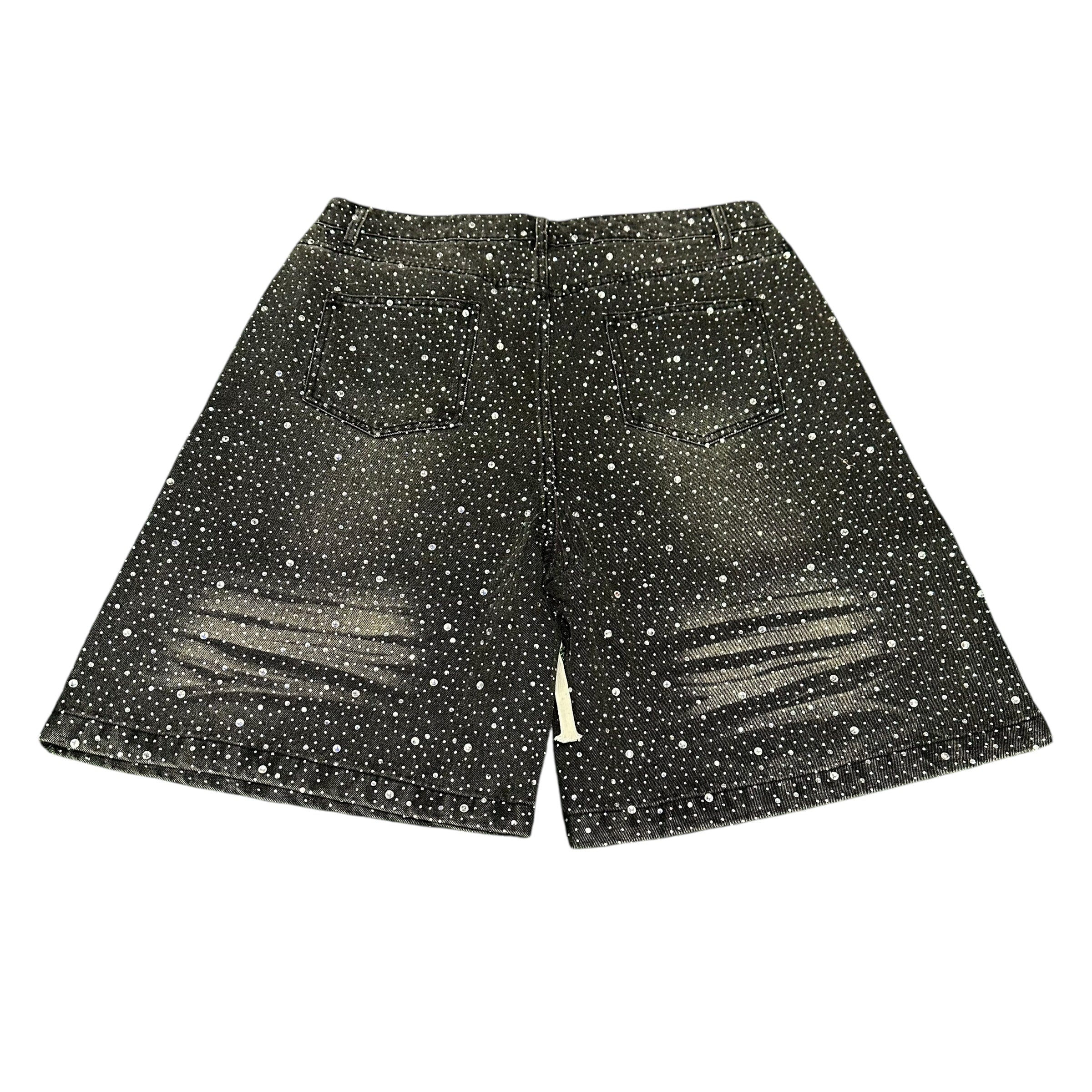 Brand New Vale Forever Black Rain Storm Jorts