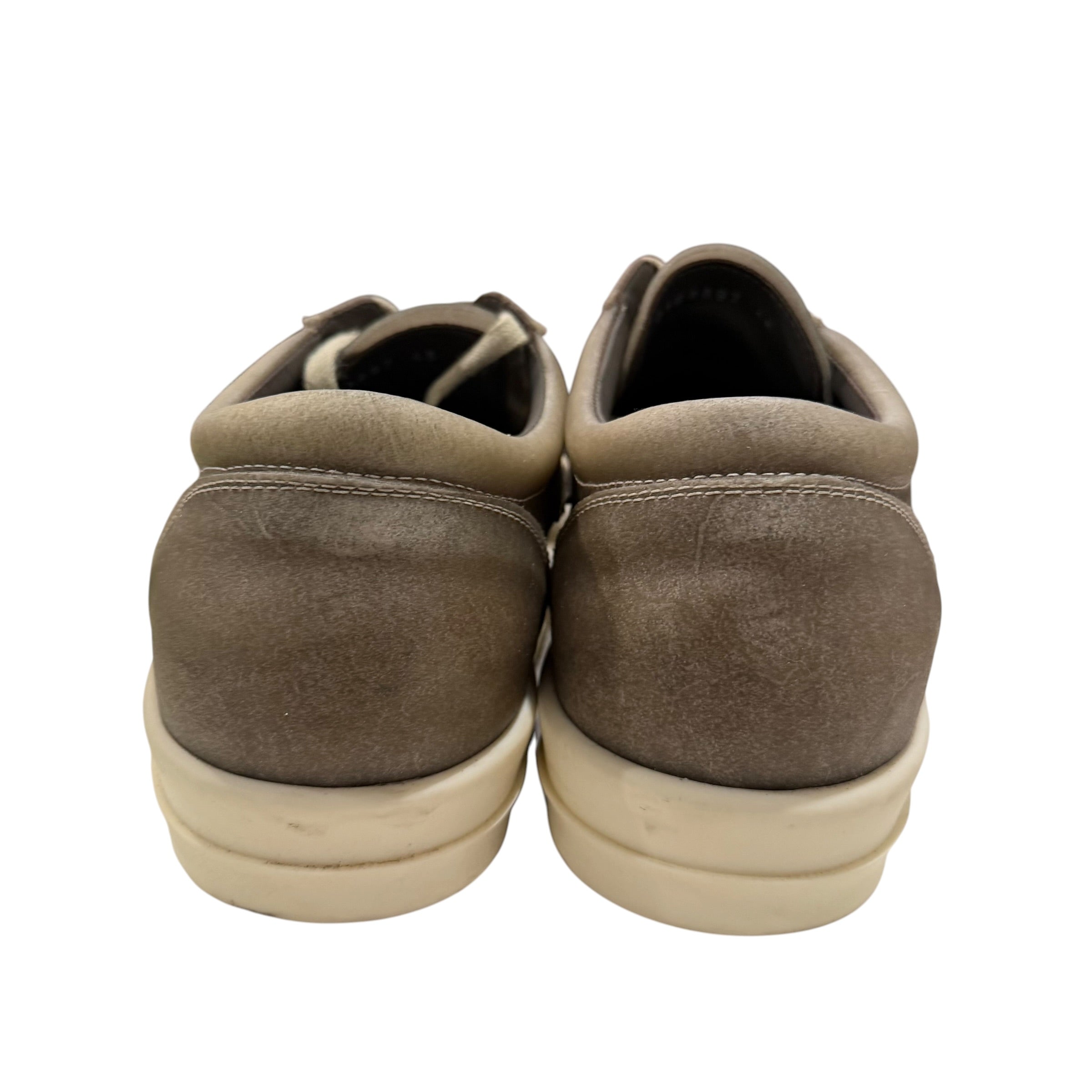 Rick Owens Transparent Leather Vintage Sneakers