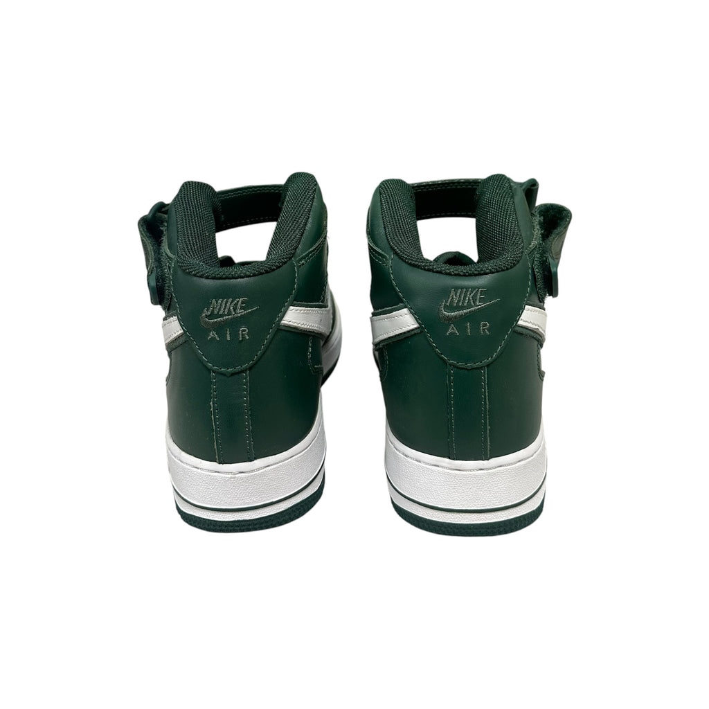 New Nike Air Force 1 Leather Mid Top Forest Green (No Box)