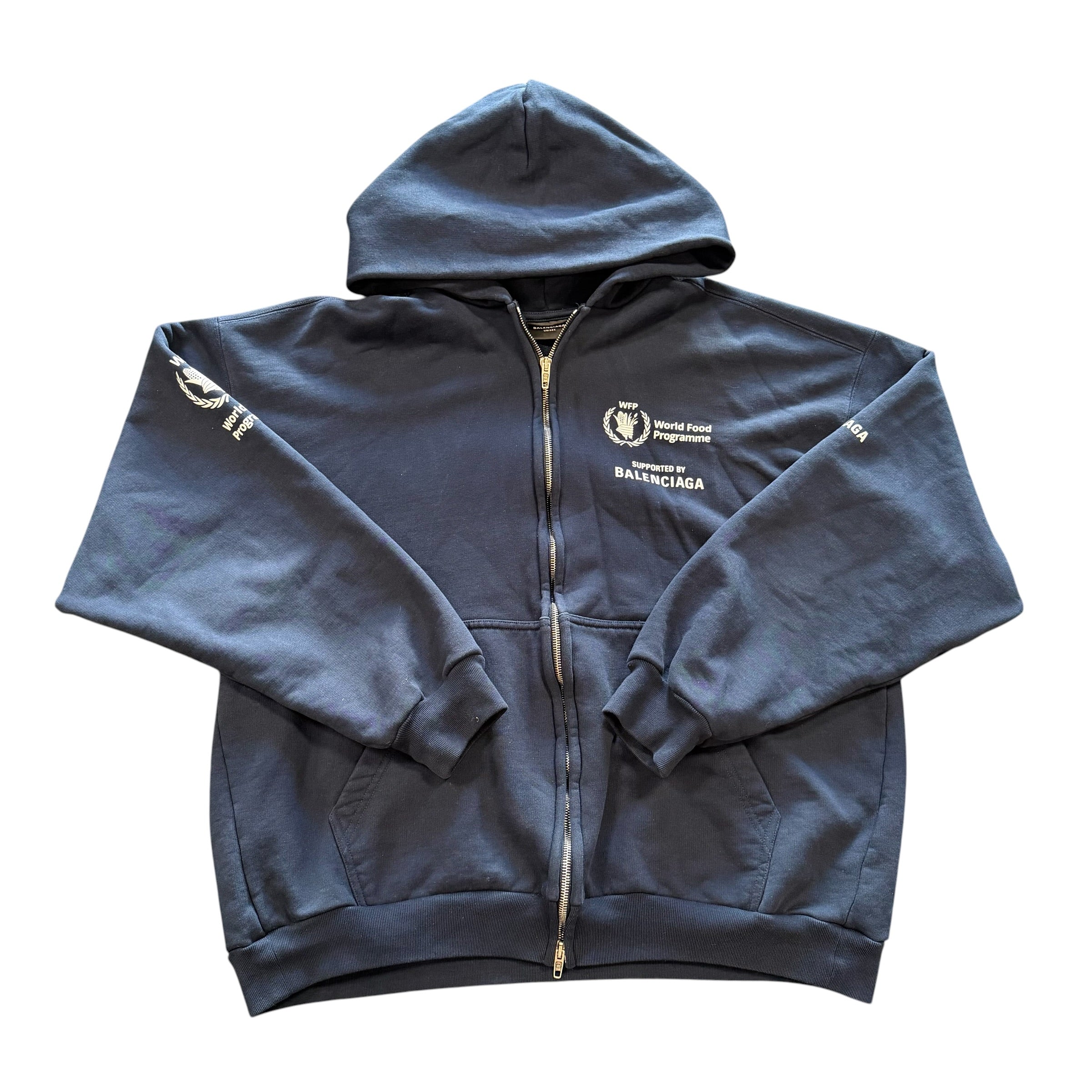 Balenciaga World Food Programme Zip Hoodie