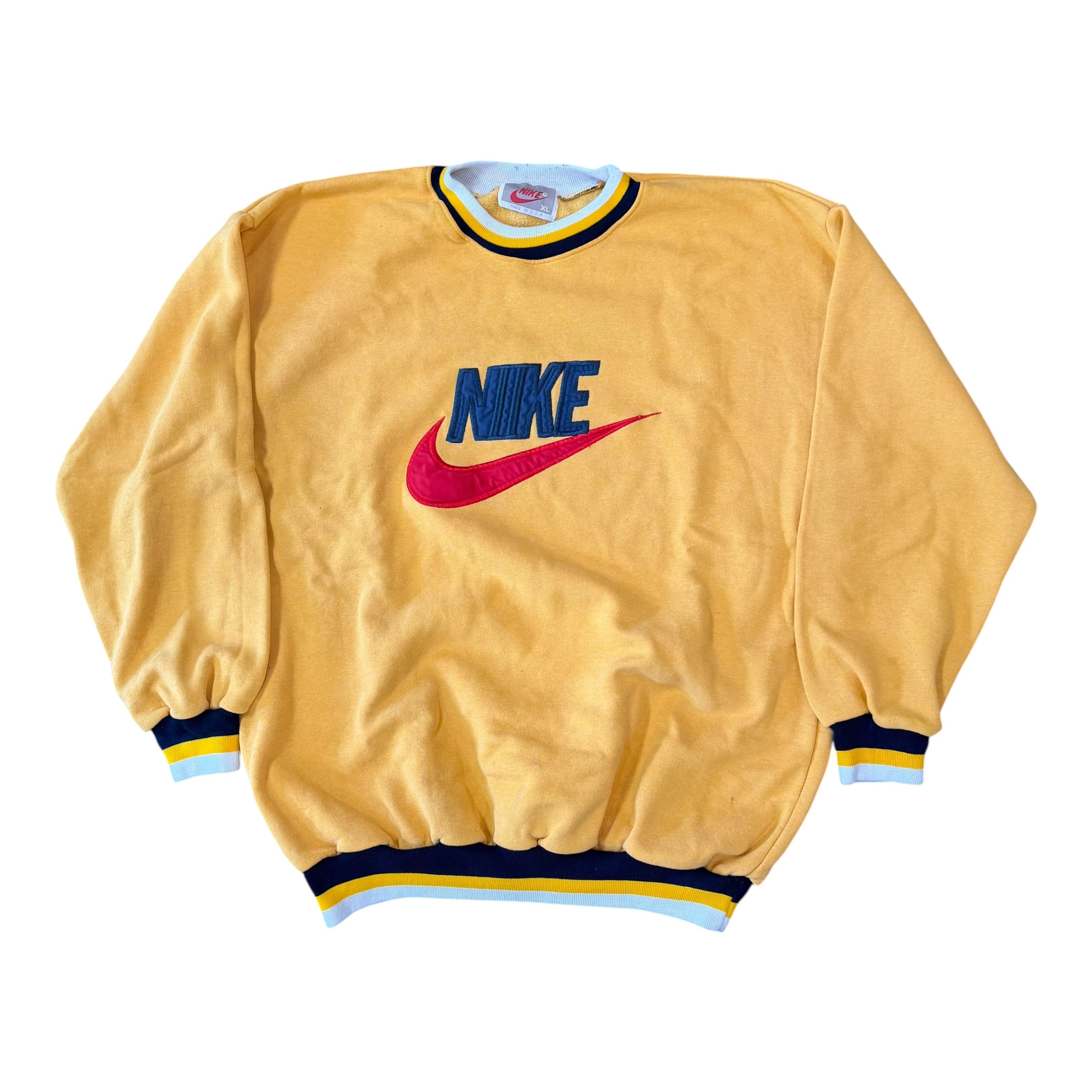 Vintage Nike Yellow Sweater