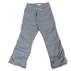 ERL Woven Puffer Pants “Blue Plaid”