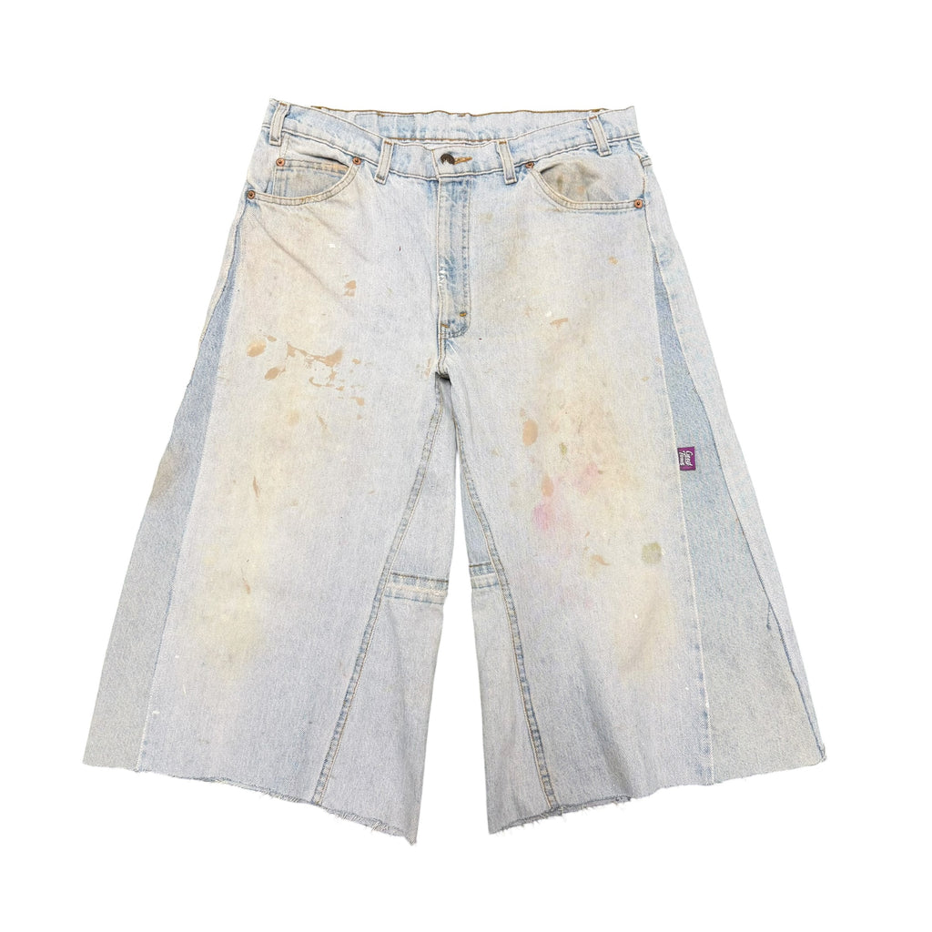 Goodtimes Flared Light Jean Shorts