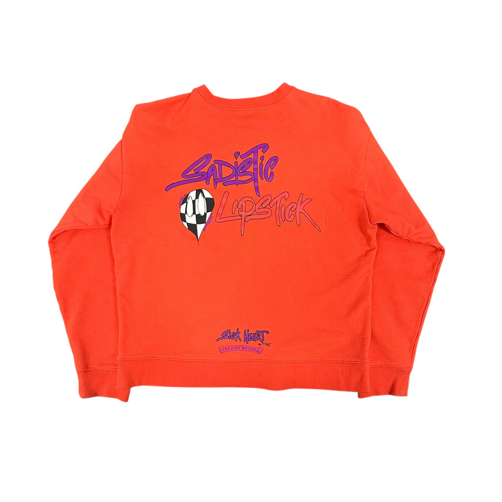 Chrome Hearts Matty Boy Spark Orange Crewneck