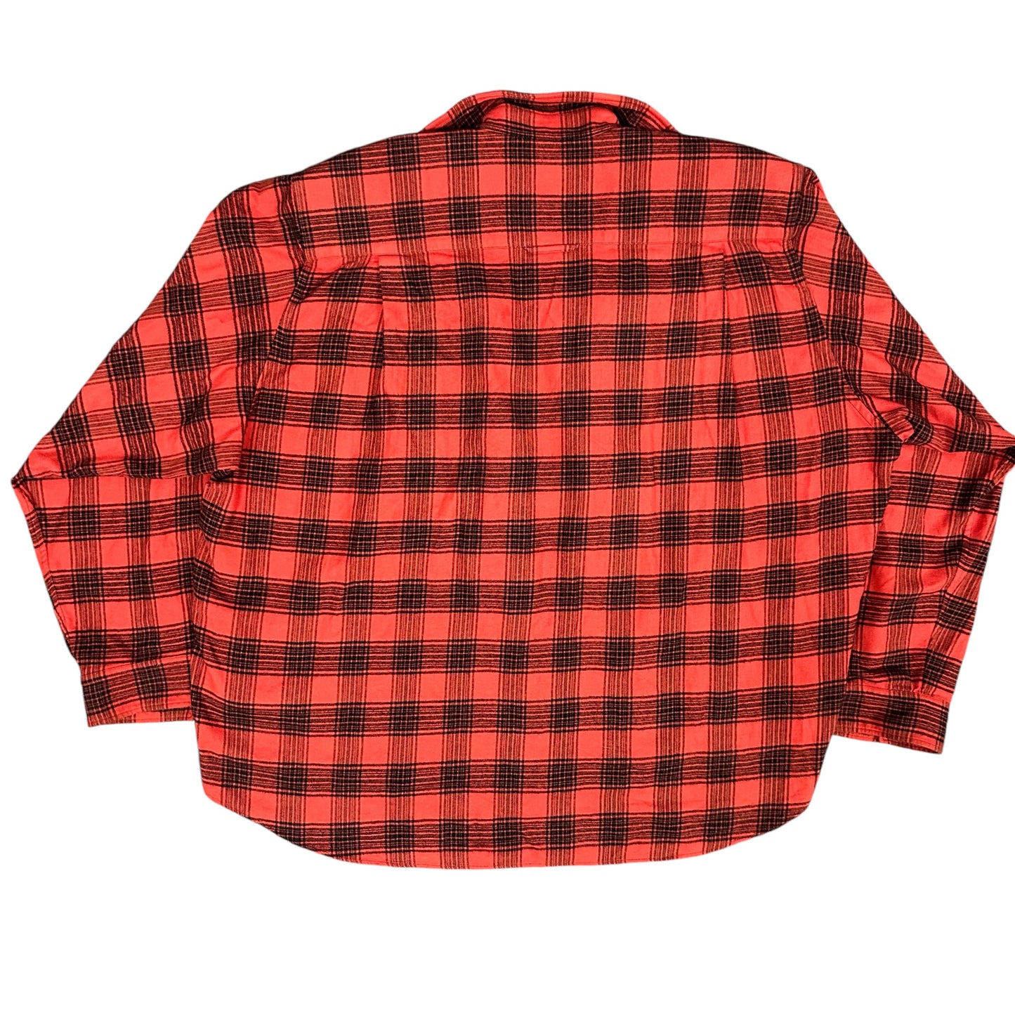 Balenciaga Trompe L’Oiel Red Flannel Shirt