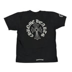 Chrome Hearts Cross Neck Logo Black Tee