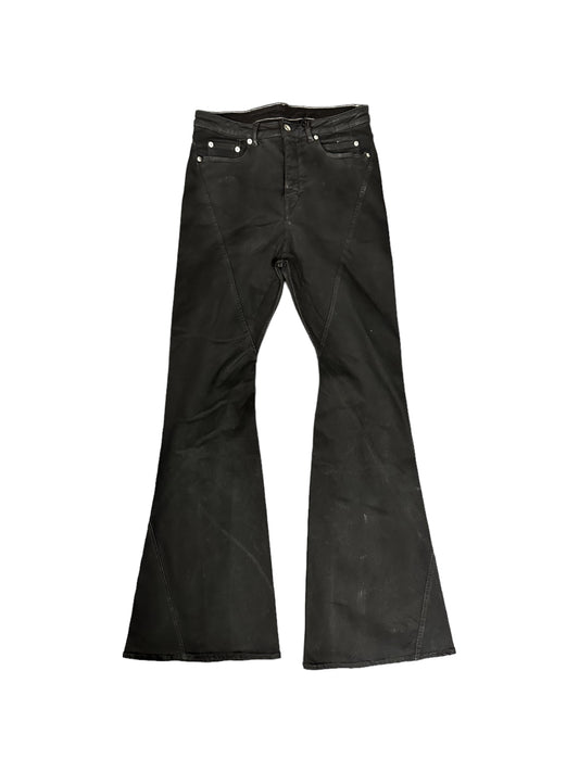 Rick Owens Black Bias Jeans