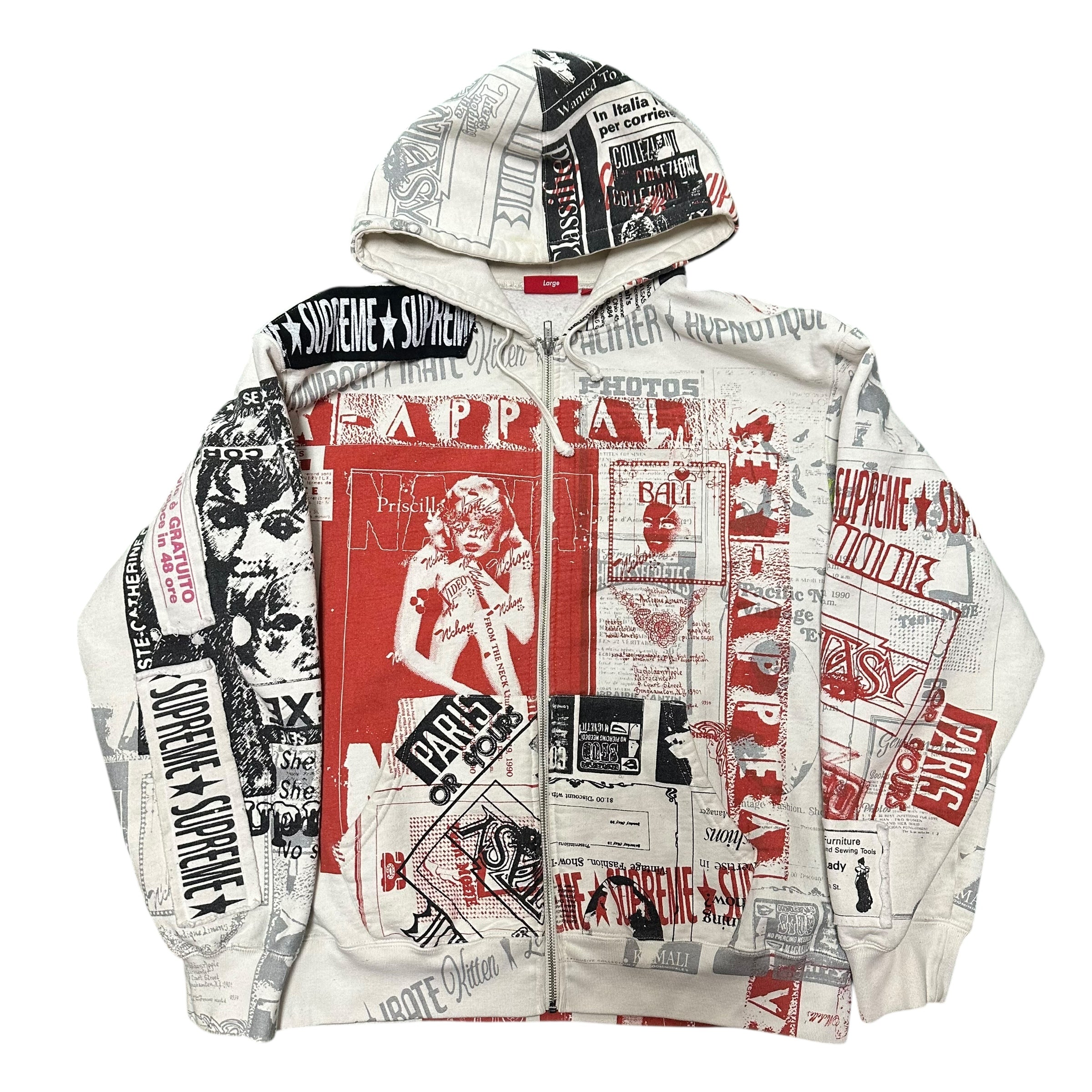 Supreme Collage White Jacket