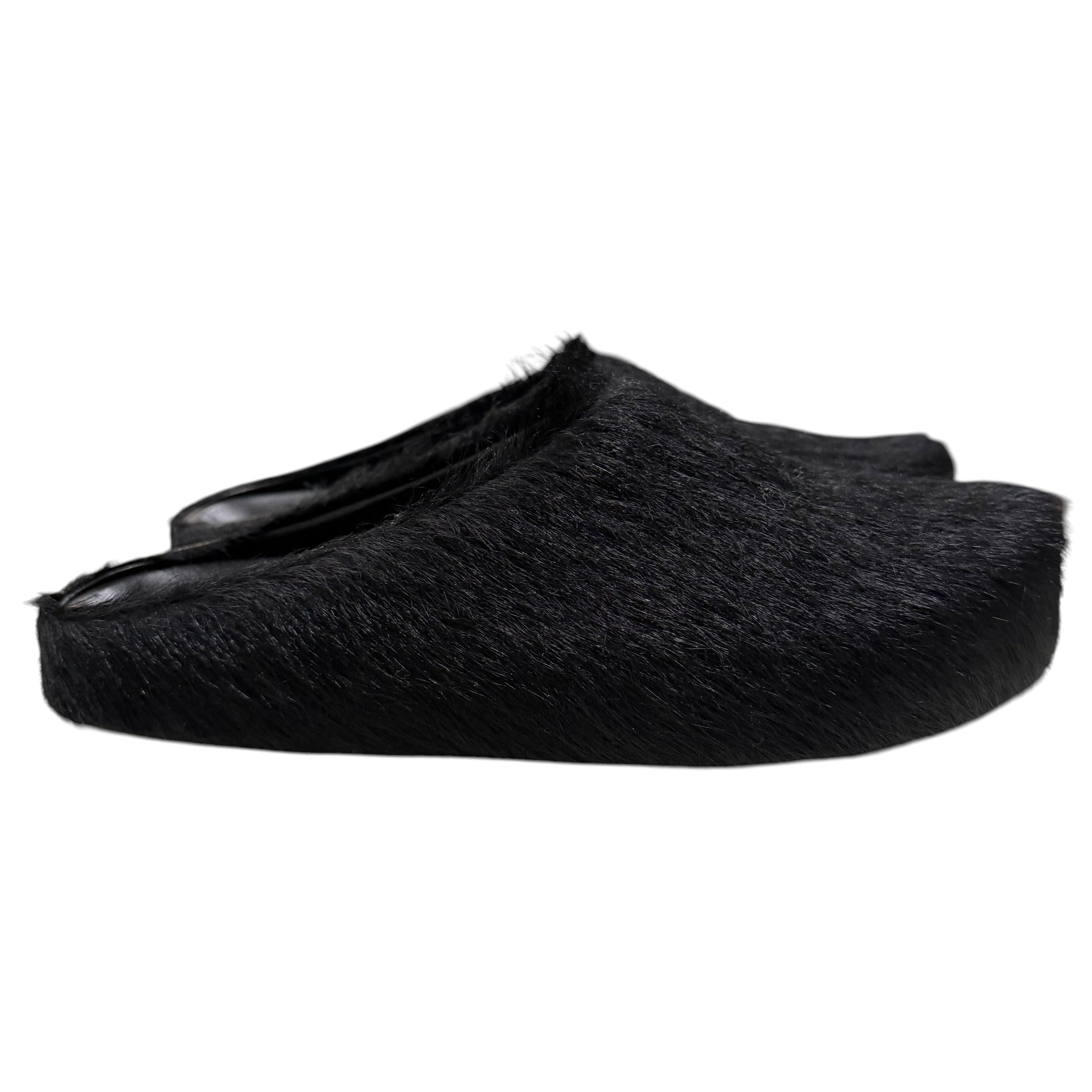 Marni Black Fussbett Mule