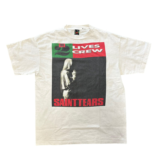 Saint Michael 2 Lives Crew Tee