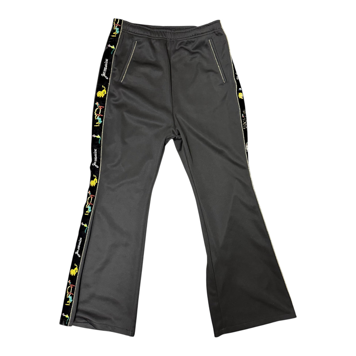 Kapital Ska Tape Black Trackpants