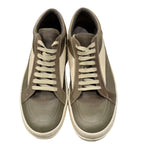Rick Owens Transparent Leather Vintage Sneakers