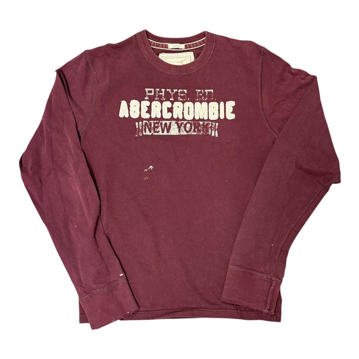 Maroon Abercrombie Longsleeve Shirt