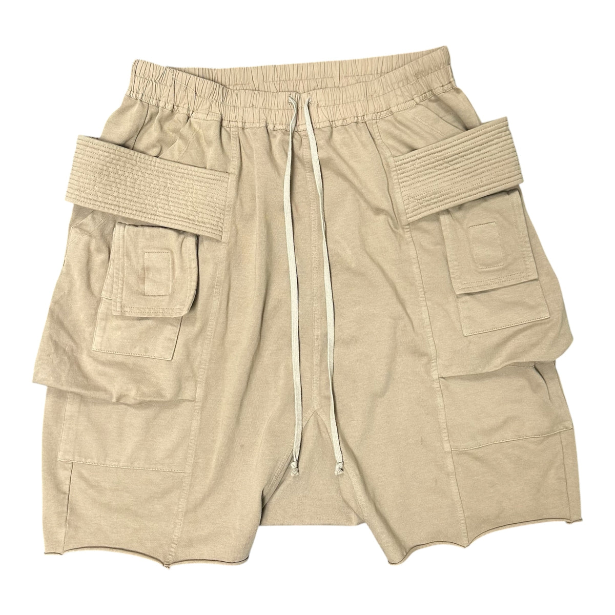 Rick Owens Drkshdw Khaki Creatch Cargo Shorts